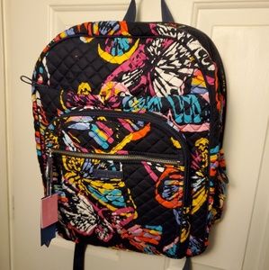 Vera Bradley Iconic XL Campus Backpack butterfly